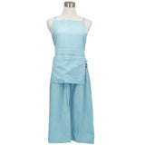 エプロン リネン コットン 通販 アンドパッカブル AND PACKABLE コットンリネンエプロン おしゃれ ナチュラル 無地 シンプル かわいい 保育士 ギャザー 家事 炊事 お稽古 習い事 料理教室 ギフト プレゼント 母の日 父の日 引っ越し 新築 お祝い キッチンファブリック