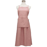 エプロン リネン コットン 通販 アンドパッカブル AND PACKABLE コットンリネンエプロン おしゃれ ナチュラル 無地 シンプル かわいい 保育士 ギャザー 家事 炊事 お稽古 習い事 料理教室 ギフト プレゼント 母の日 父の日 引っ越し 新築 お祝い キッチンファブリック