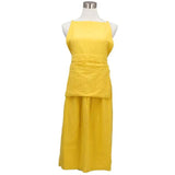 エプロン リネン コットン 通販 アンドパッカブル AND PACKABLE コットンリネンエプロン おしゃれ ナチュラル 無地 シンプル かわいい 保育士 ギャザー 家事 炊事 お稽古 習い事 料理教室 ギフト プレゼント 母の日 父の日 引っ越し 新築 お祝い キッチンファブリック