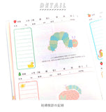育児日記 はらぺこあおむし 通販 くまのがっこう ムーミン かわいい シンプル キャラクター くまの学校 ジャッキー 積み木 MOOMIN 家族 1年 1歳 ベビーダイアリー 育児ダイアリー 育児日記帳 育児ノート 妊婦検診 記録 定期健診 予防接種 妊娠中 マタニティ