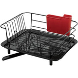 水切りラック コンパクト 通販 ディッシュドレイナー レギュラーサイズ 水切りかご 水切り URBANO アルバーノ HOME&HOME  水が流れる おしゃれ シンプル 水切りカゴ ディッシュスタンド 水切りバスケット RISU リス キッチン シンク キッチン整理用品