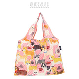 エコバッグ 折りたたみ コンパクト 通販 かわいい 小さい 可愛い マイバッグ 折り畳み 買い物バッグ ポリ おしゃれ あまびえ 妖怪 アマビエ グッズ ショッピングバッグ 手提げ 手さげ 軽量 軽い トートバッグ 肩掛け レジ袋