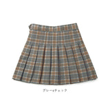 スカート キッズ 通販 チェック インナーパンツ付き パンツインスカート ひざ丈 子供服 女の子 小学生 プリーツスカート フォーマル カジュアル 制服 通学 スカパン 100 110 120 130 140 キュロットスカート