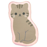 通販 水切りマット おしゃれ ねこの水切りマット かわいい シンクマット 吸水マット 小さめ ミニ マイクロファイバー キャラクター 動物 アニマル 猫 ねこ ネコ ねこのしっぽの物語 明邦 MEIHO ME157 トラ ME158 アメショ 水まわり用品