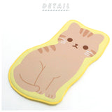 通販 水切りマット おしゃれ ねこの水切りマット かわいい シンクマット 吸水マット 小さめ ミニ マイクロファイバー キャラクター 動物 アニマル 猫 ねこ ネコ ねこのしっぽの物語 明邦 MEIHO ME157 トラ ME158 アメショ 水まわり用品