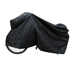 サイクルカバー キアーロ CHIARO 通販 自転車 カバー ラージ 撥水 ブラック 黒 ほこり サビ 紫外線 厚手 丈夫 26～28インチ 子供乗せ 盗難防止 ロック対応 破れにくい 電動アシスト車 マウンテンバイク DXサイクルカバー