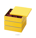 重箱 おしゃれ モダン 3段 通販 仕切り付き 6寸 お重 おしゃれ お重箱 おせち お弁当 弁当箱 プラスチック 運動会 お花見 行楽 ランチボックス 三段重箱 ファミリー 三段 3段重 おせち料理 お節 中子 4個 6個 9個 パッキン付き シール蓋付き オードブル重 ゴムベルト付き