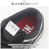 EDWIN スニーカー 通販 エドウィン 靴 くつ 通学 通勤 おしゃれ シンプル ローカット クッションインソール 滑りにくい 疲れにくい 高校生 中学生 大人 レディース 4633 メンズ 7633 シューズ メンズファッション メンズ靴