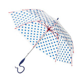 ビニール傘 オシャレ 通販 水玉 ドット 60cm 強風 サビにくい サエラ caetla ブランド Evereon エバーイオン 風に強い さびにくい 機能的 ハンドル 手元 デザイン 着替え 傘 雨傘 かさ カサ umbrella アンブレラ グラスファイバー かわいい エシカル サスティナブル