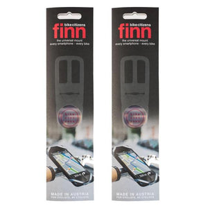 スマホホルダー finn フィン 通販 自転車 スマホ ホルダー 2個 セット ハンドル シンプル 簡単 スマートフォン 固定 シリコン ママチャリ ロードバイク ベビーカー iPhone iphone Xperia Galaxcy 携帯ホルダー 自転車用品 着脱 取り外し