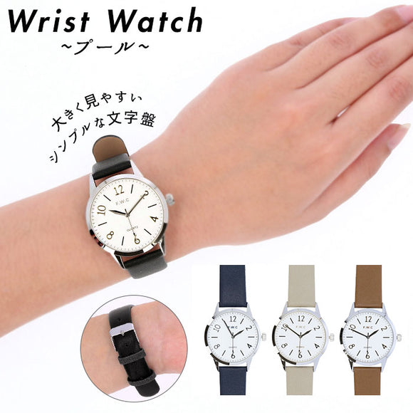 腕時計 レディース かわいい 通販 見やすい アナログ おしゃれ シンプル リストウォッチ 革ベルト 合皮 日本製ムーブメント カジュアル –  バックヤードファミリー