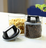 密閉容器 フェリオ Felio エアリデューサー ショート 保存容器 ガラス 通販 密閉 おしゃれ 密封容器 密封瓶 キャニスター 保存 密封保存 air reducer 900cc ガラス容器 新鮮保存容器 容器・ストッカー・調味料容器 4965337018745 5650300 60001