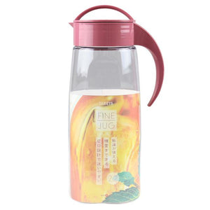 冷水筒 ピッチャー 通販 約 2リットル ファインジャグ 2.2L 熱湯 耐熱 横置き 縦置き 大きい 水差し 大きめ 大容量 2200ml 約 2L ウォータージャグ プラスチック 冷水ポット 麦茶ポット 洗いやすい 広口 タテヨコ スタイリッシュ シンプル