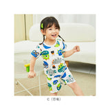 パジャマ キッズ 半袖 通販 男の子 女の子 90 100 110 120 サイズ 綿 夏 恐竜 tシャツ コットン ルームウェア 上下セット 可愛い 子供服 子ども こども ショートパンツ 涼しい メッシュ