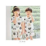 パジャマ キッズ 半袖 通販 男の子 女の子 90 100 110 120 サイズ 綿 夏 恐竜 tシャツ コットン ルームウェア 上下セット 可愛い 子供服 子ども こども ショートパンツ 涼しい メッシュ
