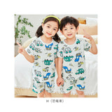 パジャマ キッズ 半袖 通販 男の子 女の子 90 100 110 120 サイズ 綿 夏 恐竜 tシャツ コットン ルームウェア 上下セット 可愛い 子供服 子ども こども ショートパンツ 涼しい メッシュ