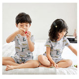 パジャマ キッズ 半袖 通販 男の子 女の子 90 100 110 120 サイズ 綿 夏 恐竜 tシャツ コットン ルームウェア 上下セット 可愛い 子供服 子ども こども ショートパンツ 涼しい メッシュ
