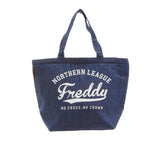 クーラーバッグ Ｌサイズ フレッドランド FREDLAND 通販 保冷バッグ レディース メンズ トートバッグ ファスナー付き カゴバッグ エコバッグ 買い物バッグ レジかご デニム生地 2Lペットボトルも入る おしゃれ カジュアル かわいい 可愛い トートバッグ
