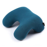 ネックピロー 飛行機 通販 GENIAL ジェニアル NAP PILLOW ナップピロー 低反発 車 長距離 ドライブ 後部座席 助手席 オフィス デスク 軽量 携帯 キャンプ アウトドア 首まくら 仮眠 お昼寝 収納 ポーチ付き 快適グッズ 旅行用首枕 クッション 旅行用品