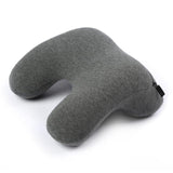 ネックピロー 飛行機 通販 GENIAL ジェニアル NAP PILLOW ナップピロー 低反発 車 長距離 ドライブ 後部座席 助手席 オフィス デスク 軽量 携帯 キャンプ アウトドア 首まくら 仮眠 お昼寝 収納 ポーチ付き 快適グッズ 旅行用首枕 クッション 旅行用品