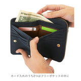 財布 レディース 二つ折り 通販 ブランド anello アネロ コンパクト財布 ミニ財布 おしゃれ ラウンドファスナー ラウンドジップ 20代 黒 ブラック 折財布 折り財布 プレゼント ギフト シンプル さいふ サイフ ユニセックス おそろい ホワイトデー バレンタインデー