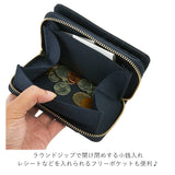 財布 レディース 二つ折り 通販 ブランド anello アネロ コンパクト財布 ミニ財布 おしゃれ ラウンドファスナー ラウンドジップ 20代 黒 ブラック 折財布 折り財布 プレゼント ギフト シンプル さいふ サイフ ユニセックス おそろい ホワイトデー バレンタインデー