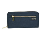 アネロ 財布 メンズ 通販 長財布 レディース 使いやすい 大容量 ブランド anello GRANDE 軽量 軽い ラウンドファスナー おしゃれ シンプル 無地 ロゴ 大人 かわいい 小銭入れあり ロングウォレット 大学生 高校生 ギフト プレゼント バレンタインデー ホワイトデー