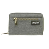 アネロ 財布 二つ折り 通販 レディース メンズ ブランド anello GRANDE 使いやすい おしゃれ シンプル ファスナー 小銭入れ 二つ折り財布 小銭入れあり box型小銭入れ 軽量 軽い 大人 かわいい 無地 ロゴ カード 収納 キッズ こども 微光沢杢ﾎﾟﾘLS 折り財布