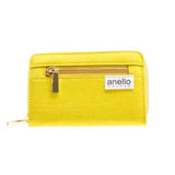 アネロ 財布 二つ折り 通販 レディース メンズ ブランド anello GRANDE 使いやすい おしゃれ シンプル ファスナー 小銭入れ 二つ折り財布 小銭入れあり box型小銭入れ 軽量 軽い 大人 かわいい 無地 ロゴ カード 収納 キッズ こども 微光沢杢ﾎﾟﾘLS 折り財布
