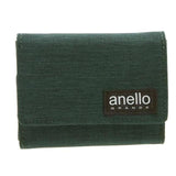 ミニ財布 レディース 通販 財布 ブランド アネロ anello GRANDE 小さめ 極小 使いやすい 三つ折り ミニウォレット おしゃれ シンプル 無地 ロゴ 大人 かわいい ミニ折財布 小銭入れあり ボックス型小銭入れ box型小銭入れ キッズ こども 微光沢杢ﾎﾟﾘLS三つ折り財布