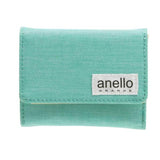 ミニ財布 レディース 通販 財布 ブランド アネロ anello GRANDE 小さめ 極小 使いやすい 三つ折り ミニウォレット おしゃれ シンプル 無地 ロゴ 大人 かわいい ミニ折財布 小銭入れあり ボックス型小銭入れ box型小銭入れ キッズ こども 微光沢杢ﾎﾟﾘLS三つ折り財布
