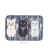 玄関マット 屋内 通販 おしゃれ かわいい 新生活 玄関 60 × 40 cm インテリア キャット 猫 マット アニマル ツリー ウェルカムマット アクセントマット エントランスマット 玄関先 ドアマット マット