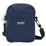アネロ ショルダーバッグ anello 通販 レディース メンズ 斜めがけ 小さめ ミニショルダー 2way ポーチ エコバッグ 付き A4 トートバッグ 付属 コンビニバッグ 旅行 サブバッグ おしゃれ 大人 かわいい シンプル 無地 EC エバークリーン コットン調ナイロン