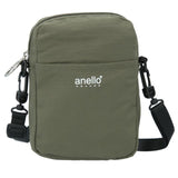 アネロ ショルダーバッグ anello 通販 レディース メンズ 斜めがけ 小さめ ミニショルダー 2way ポーチ エコバッグ 付き A4 トートバッグ 付属 コンビニバッグ 旅行 サブバッグ おしゃれ 大人 かわいい シンプル 無地 EC エバークリーン コットン調ナイロン