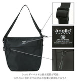 アネロ ショルダーバッグ anello 通販 撥水 レディース 斜め掛け バック ななめ掛け カバン 斜めがけ かばん メンズ ブランド おしゃれ かわいい シンプル サブバック タテ型 小さめ 縦型 旅行 ポリエステル ブラック TP ツイルポリエステル はっ水