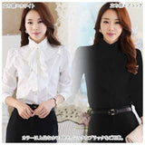 レディース 長袖 ブラウス フリル 通販 ラグジュアリー 立ち襟 シャツ レース フワフワ 薄手 ハイネック 高襟 オフィス 上品 フォーマル 通勤 春 夏 秋