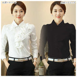 レディース 長袖 ブラウス フリル 通販 ラグジュアリー 立ち襟 シャツ レース フワフワ 薄手 ハイネック 高襟 オフィス 上品 フォーマル 通勤 春 夏 秋