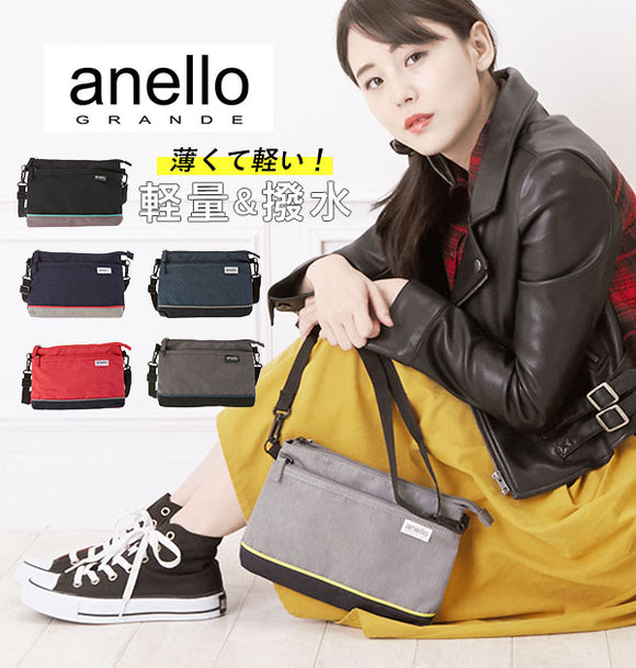 アネロ ショルダーバッグ メンズ 通販 ショルダー レディース ミニ 斜め掛け 2way サコッシュ 小さめ 軽い anello 軽量 斜めがけ ななめ掛け 大人 かわいい おしゃれ シンプル 通勤 通学 ママ サブバッグ おでかけ 旅行 撥水 はっ水 アウトドア 野外 フェス