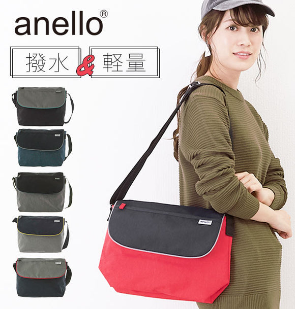 アネロ グランデ ショルダー anello GRANDE ショルダーバッグ 通販 メンズ レディース 大きめ A4 斜めがけ ななめ掛け 軽量 軽い 通学 通勤 おしゃれ シンプル 高校生 大学生 はっ水 撥水 サブバッグ 自転車 サイクリング 旅行 おでかけ 大容量 軽量撥水 SP 杢調ポリエステル