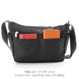 アネロ ショルダーバッグ 通販 レディース 斜めがけ ブランド anello GRANDE 軽量 軽い 小さめ コンパクト ナイロン a5 メンズ 男女兼用 シンプル おしゃれ  無地 ロゴ 裏地 配色 旅行 おでかけ マザーズバッグ サブバッグ スポーツ アウトドア MN モザイクナイロン