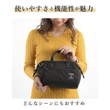 アネロ ショルダーバッグ ミニ 通販 レディース ブランド anello GRANDE おしゃれ 2WAY 斜め掛け 斜めがけ がま口 メンズ はっ水 大人 かわいい ブラック 黒 シンプル 軽い 小さめ 口金 軽量撥水SPS  2WAYミニショルダー