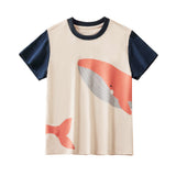 tシャツ キッズ 通販 半袖 パジャマ ボーイズ ガールズ 男の子 女の子 子供服 ティーシャツ カジュアル デザイン トラ 犬 ジープ クジラ マジック 飛行機 恐竜