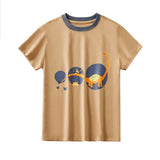tシャツ キッズ 通販 半袖 パジャマ ボーイズ ガールズ 男の子 女の子 子供服 ティーシャツ カジュアル デザイン トラ 犬 ジープ クジラ マジック 飛行機 恐竜