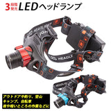 ヘッドライト LED 通販 電池式 ヘッドランプ ledライト 1000ルーメン 軽量 軽い 生活防水 キャンプ 野外 登山 釣り センサーモード 明るさ 3段階 防災 非常時 1000lm ライト アウトドア