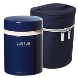 ランチボックス ランタス LUNTUS 通販 弁当箱 2段 800ml 専用保温バッグ付き 保温弁当箱 保温 保冷 ランチ お弁当 ステンレス メンズ レディース 男子 女子 丸型 円筒状 レンジOK 食洗機対応 ボトルタイプ 真空断熱構造 ランチジャー ランチポット