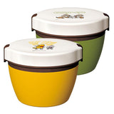 ランチボックス 2段 620ml 2個セット Disney ディズニー 通販 カフェ丼ランチ 保温 弁当箱 二段 二個 どんぶり ランチ 電子レンジ対応 食洗機対応 保温ランチ 保温弁当箱 ステンレス 真空断熱 レディース キッズ おそろい 色違い お弁当 ランチ 丸型 保温容器 かわいい