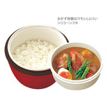 ランチボックス 2段 620ml 2個セット Disney ディズニー 通販 カフェ丼ランチ 保温 弁当箱 二段 二個 どんぶり ランチ 電子レンジ対応 食洗機対応 保温ランチ 保温弁当箱 ステンレス 真空断熱 レディース キッズ おそろい 色違い お弁当 ランチ 丸型 保温容器 かわいい