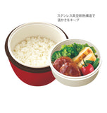 ランチボックス 2段 620ml 2個セット Disney ディズニー 通販 カフェ丼ランチ 保温 弁当箱 二段 二個 どんぶり ランチ 電子レンジ対応 食洗機対応 保温ランチ 保温弁当箱 ステンレス 真空断熱 レディース キッズ おそろい 色違い お弁当 ランチ 丸型 保温容器 かわいい