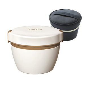 ランチボックス LUNTUS ランタス 通販 カフェ丼ランチ 専用保温バッグ付 大容量 800ml 弁当箱 ランチ 保温 保冷 ランチジャー メンズ レディース 男子 女子 丼 どんぶりランチ 保温弁当箱 ステンレス 真空断熱 電子レンジ対応 食洗機OK 大盛りサイズ