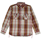 ヒューストン ビエラシャツ 通販 houston シャツ ネルシャツ メンズ アメカジ ブランド HOUSTON CHECK VIYELLA SHIRT 40776 40764 シンプル ワークシャツ コットン 厚手 長袖 カジュアルシャツ トップス